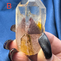 Phantom Quartz Rough Polished Points-Handmade Naturals Inc