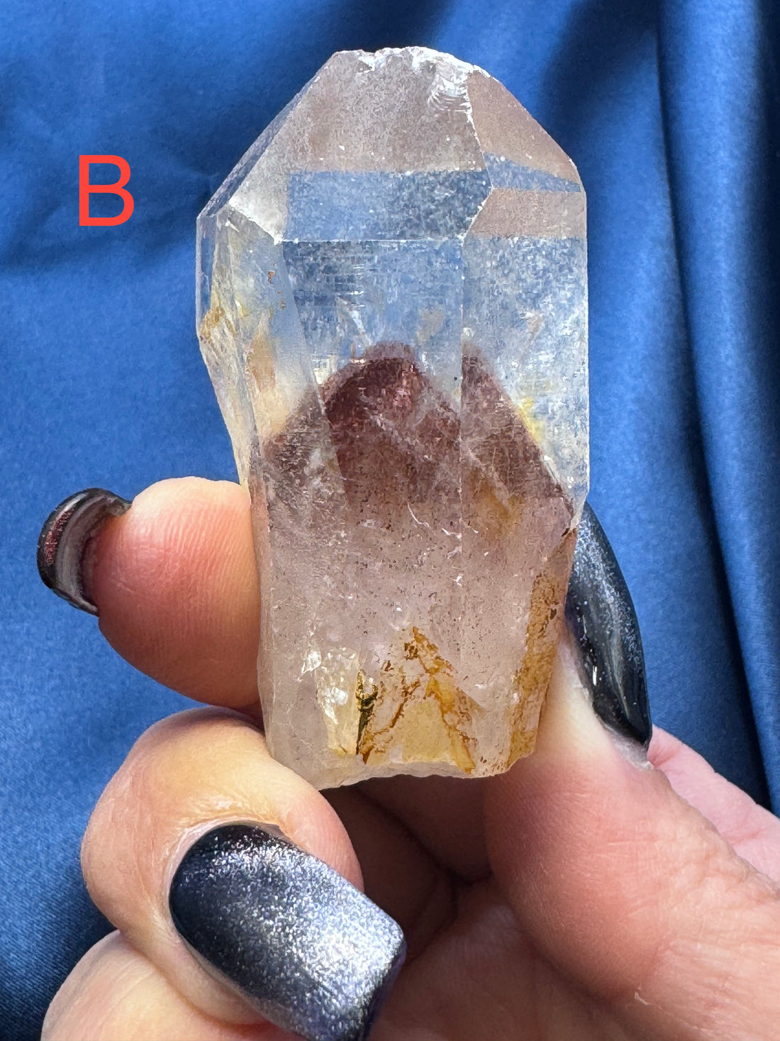 Phantom Quartz Rough Polished Points-Handmade Naturals Inc