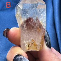 Phantom Quartz Rough Polished Points-Handmade Naturals Inc