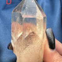 Phantom Quartz Rough Polished Points-Handmade Naturals Inc