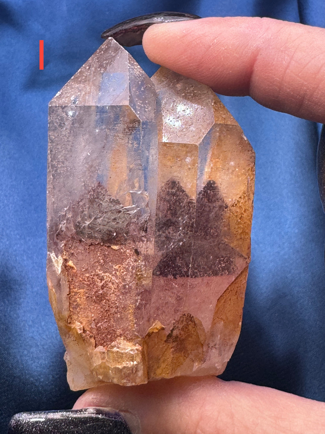 Phantom Quartz Rough Polished Points-Handmade Naturals Inc