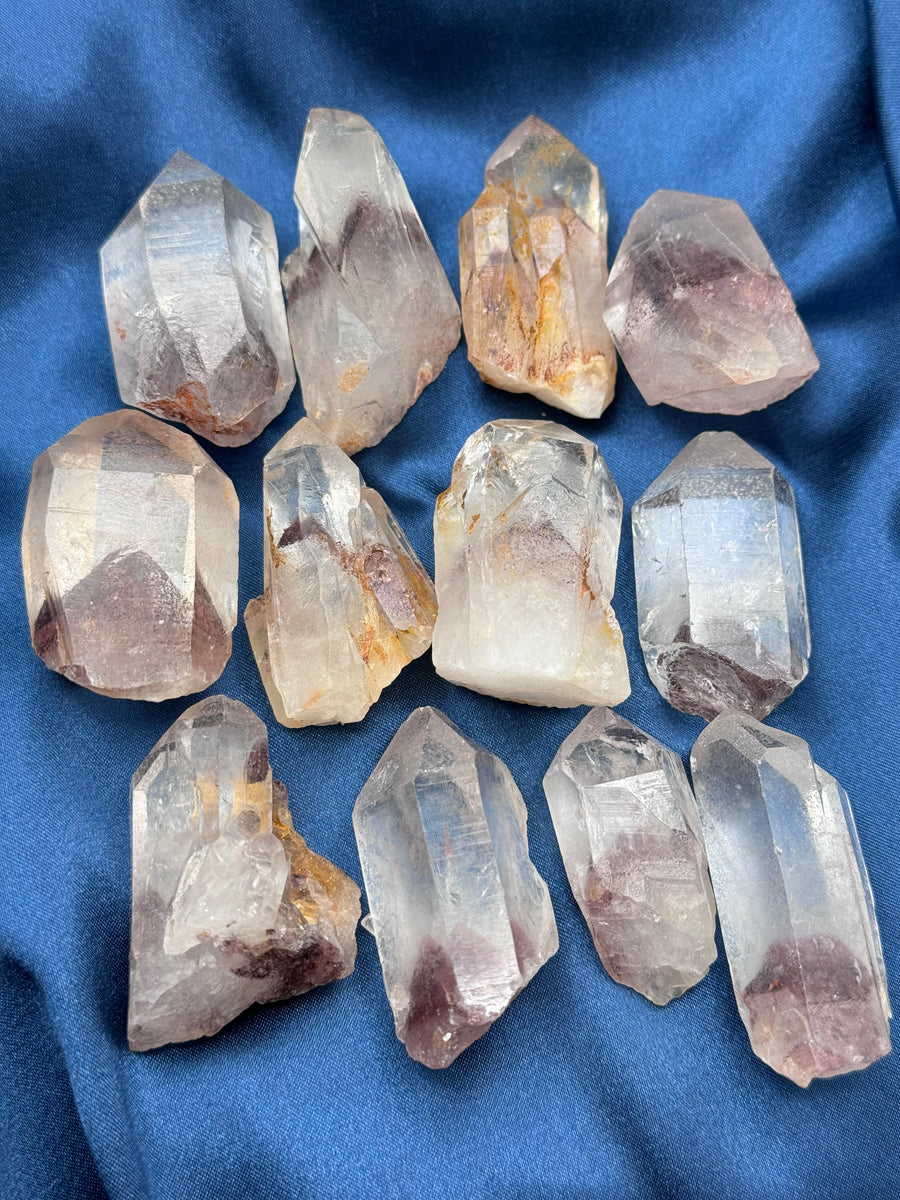 Phantom Quartz Rough Polished Points (Small)-Handmade Naturals Inc