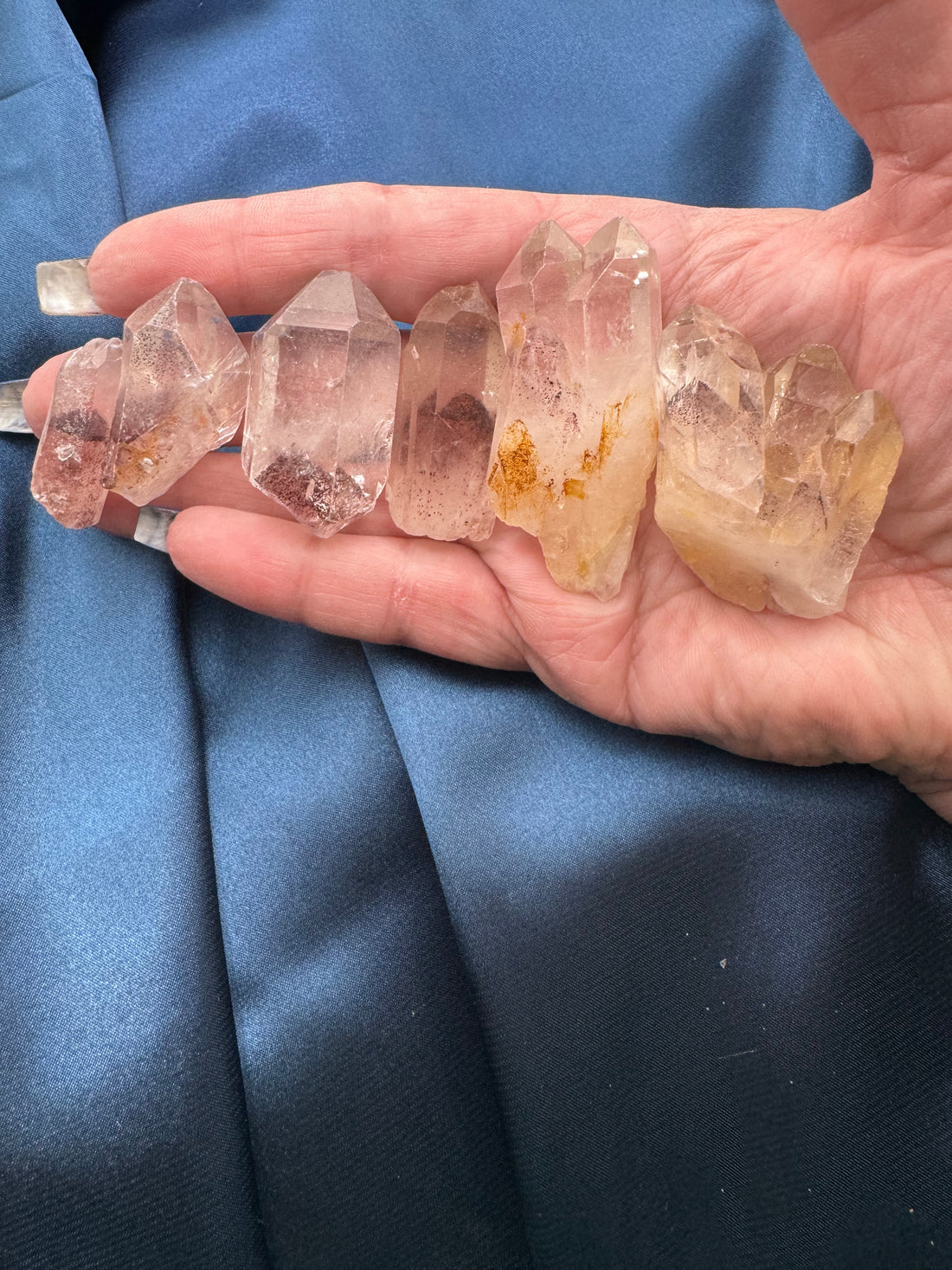 Phantom Quartz Rough Points (Small)-Earth Fairy Holistics