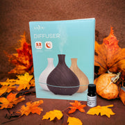 Anjou Essential Oil Diffuser with Pumpkin Spice Essential Oil-Handmade Naturals Inc