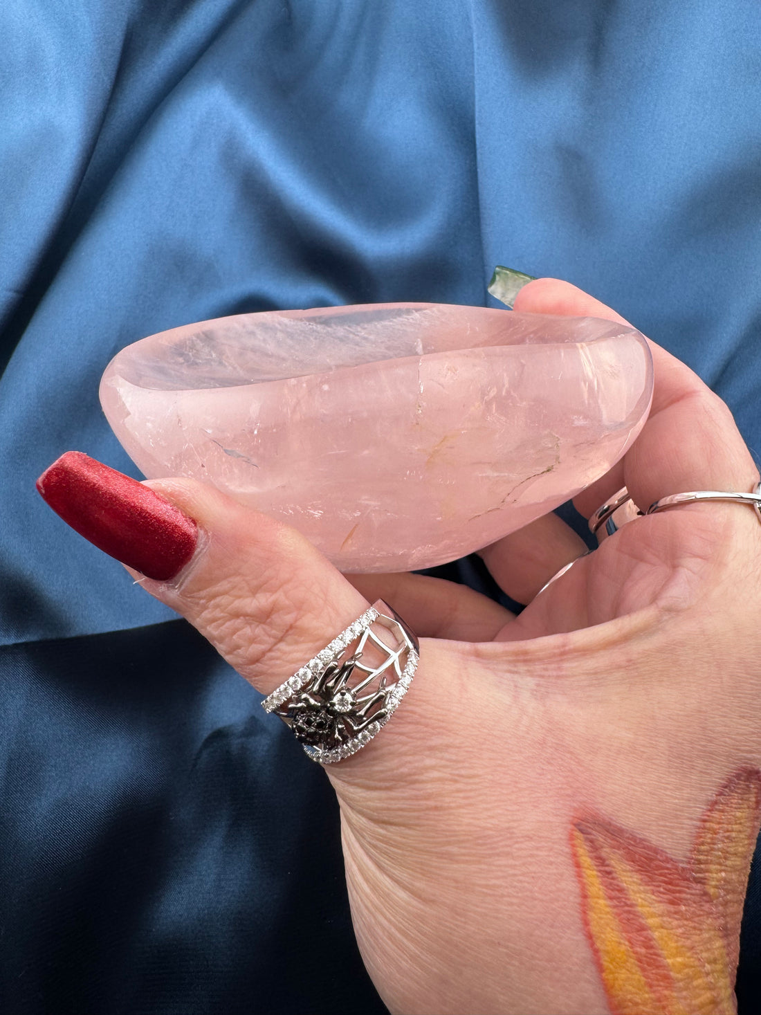 Rose Quartz Bowl-Handmade Naturals Inc