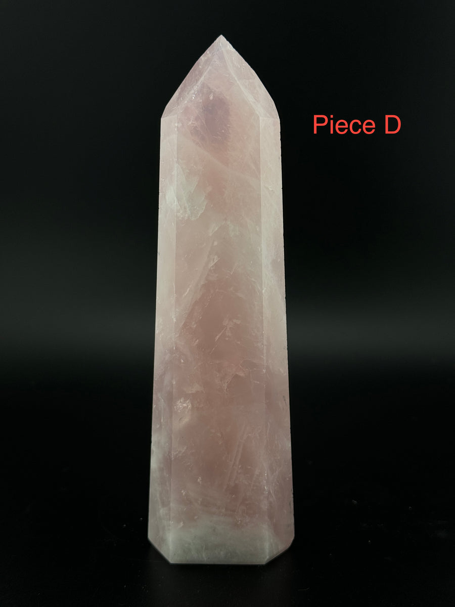 Rose Quartz Towers-Handmade Naturals Inc