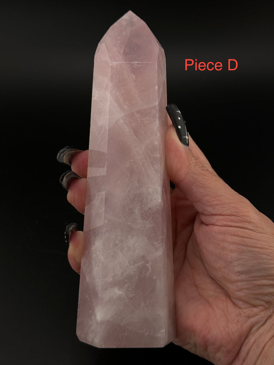 Rose Quartz Towers-Earth Fairy Holistics