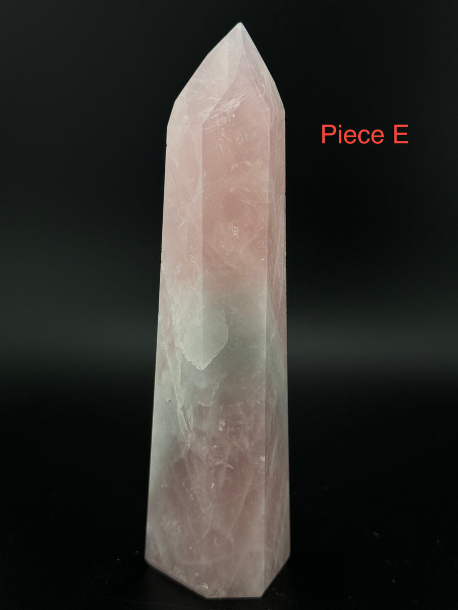 Rose Quartz Towers-Handmade Naturals Inc