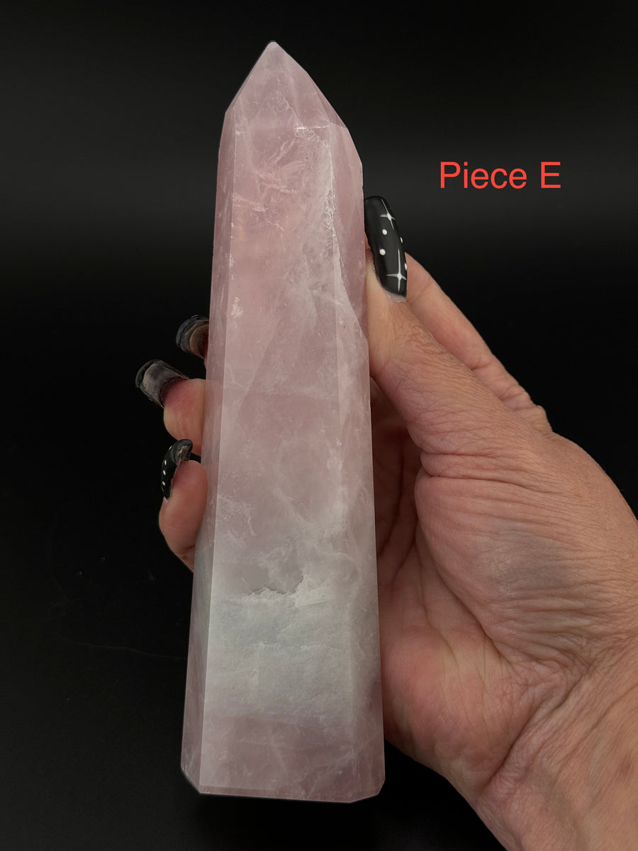 Rose Quartz Towers-Earth Fairy Holistics