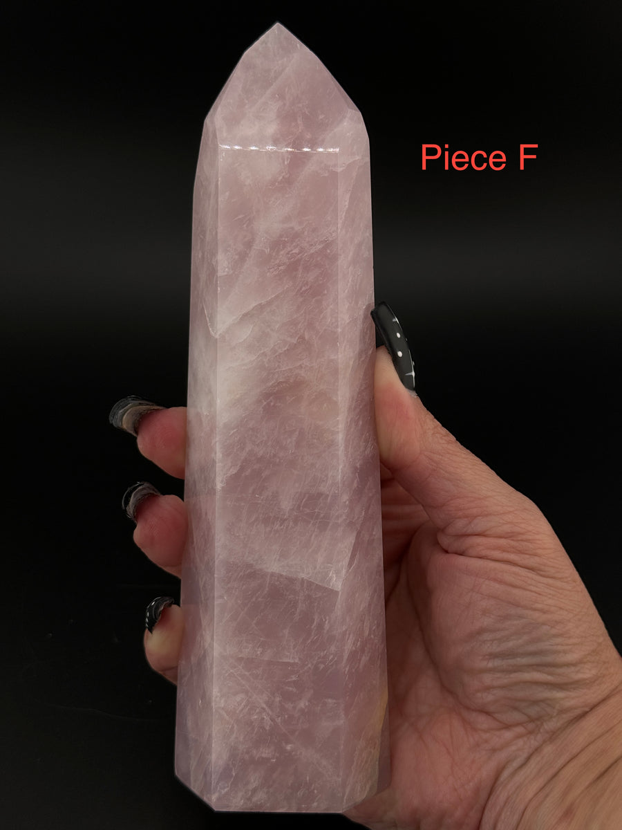 Rose Quartz Towers-Earth Fairy Holistics