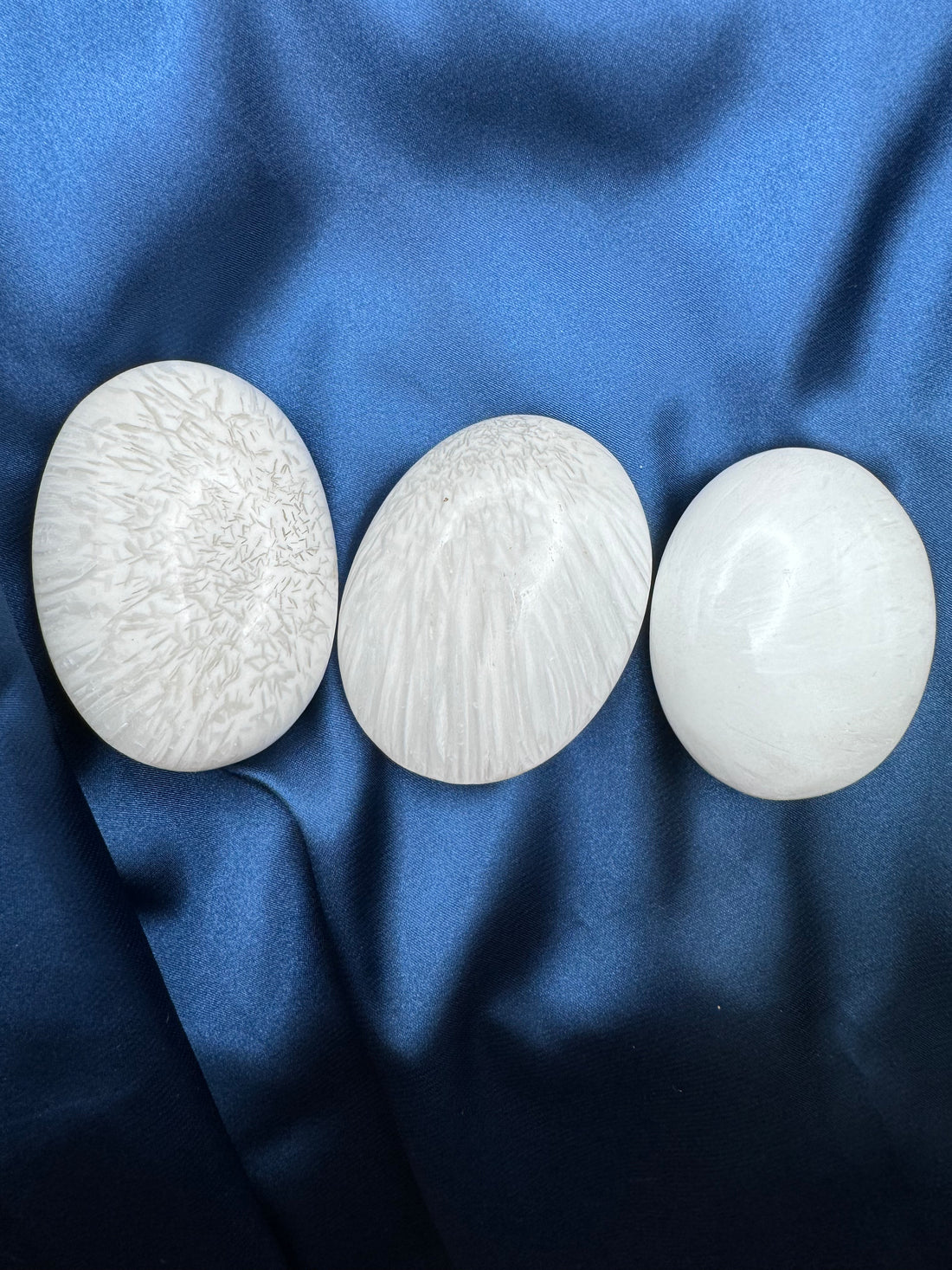 Scolecite Palm Stones-Earth Fairy Holistics