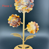 Sunflowers on Stand (Various Stones)-Handmade Naturals Inc