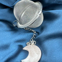 Mesh Tea Strainer Ball With Crystal Weight-Handmade Naturals Inc