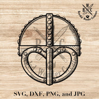 Viking Helmet Digital File SVG, DXF, PNG, JPG-Earth Fairy Holistics