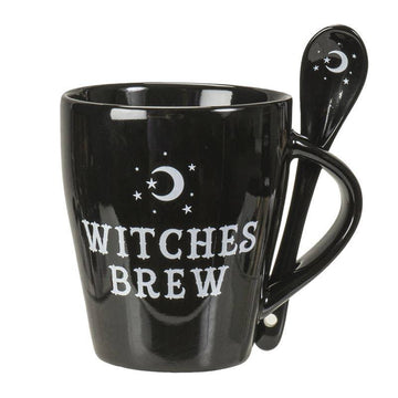 Witches Brew Mug and Spoon Set-Earth Fairy Holistics