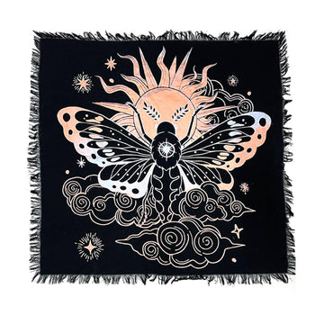 The Moth Altar Cloth (18 x 18 in.)-Earth Fairy Holistics