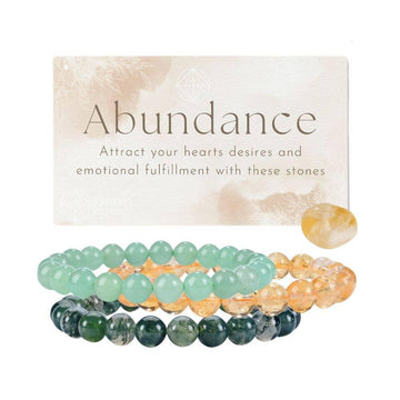 Intentions Bracelet Abundance 8mm-Earth Fairy Holistics