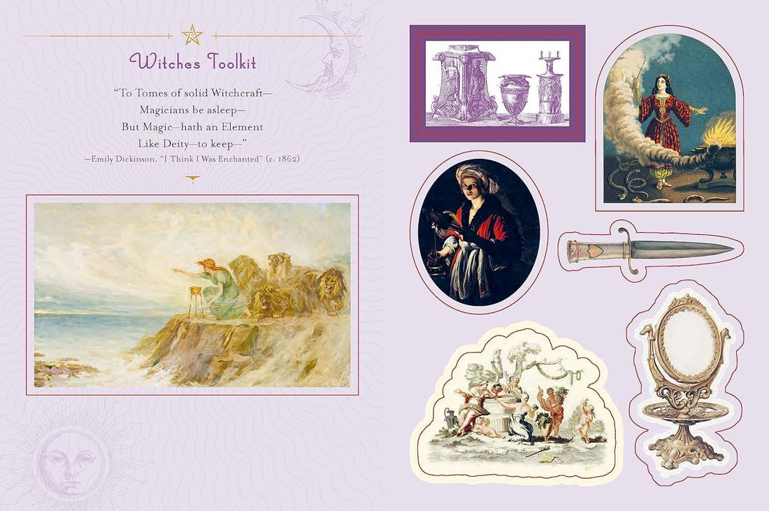 Wicca Sticker Book: 400+ Magickal & Mystical Stickers-Earth Fairy Holistics