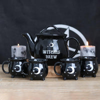 Witches Brew Black Teapot Set-Earth Fairy Holistics