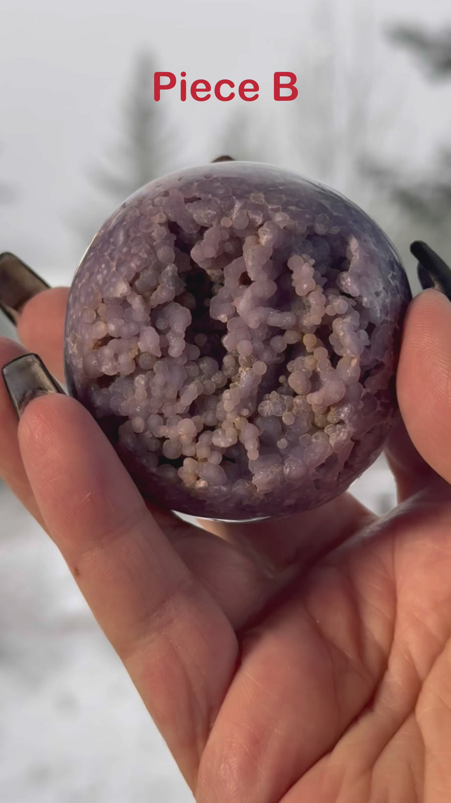 Grape Agate Spheres