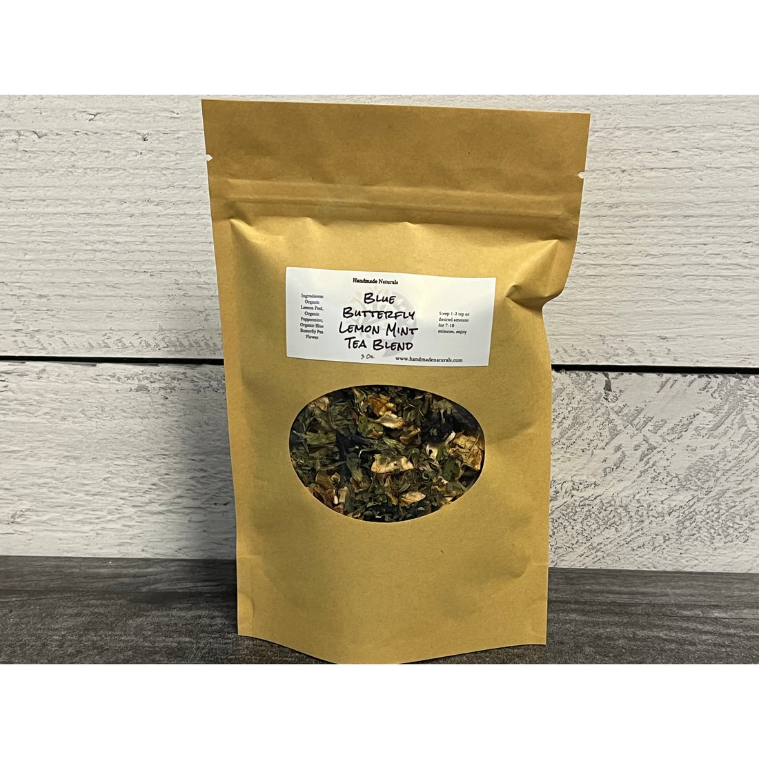 Blue Butterfly Lemon Mint Tea Blend-Handmade Naturals Inc