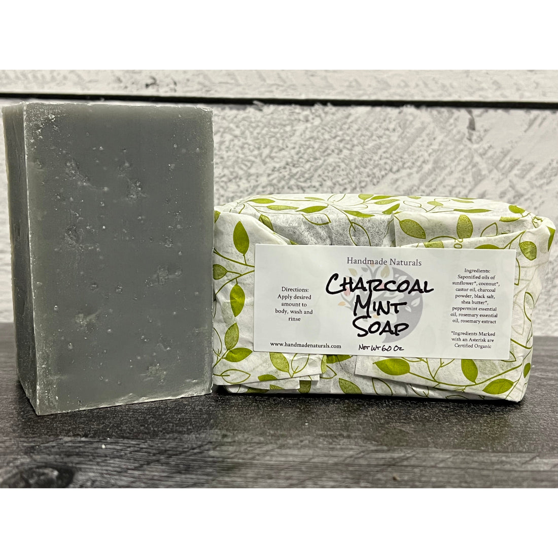 Charcoal Mint Soap-Handmade Naturals Inc