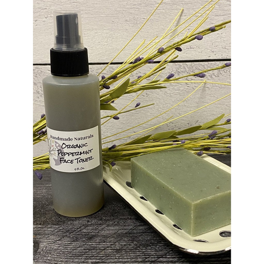 Organic Peppermint Face Toner-Handmade Naturals Inc