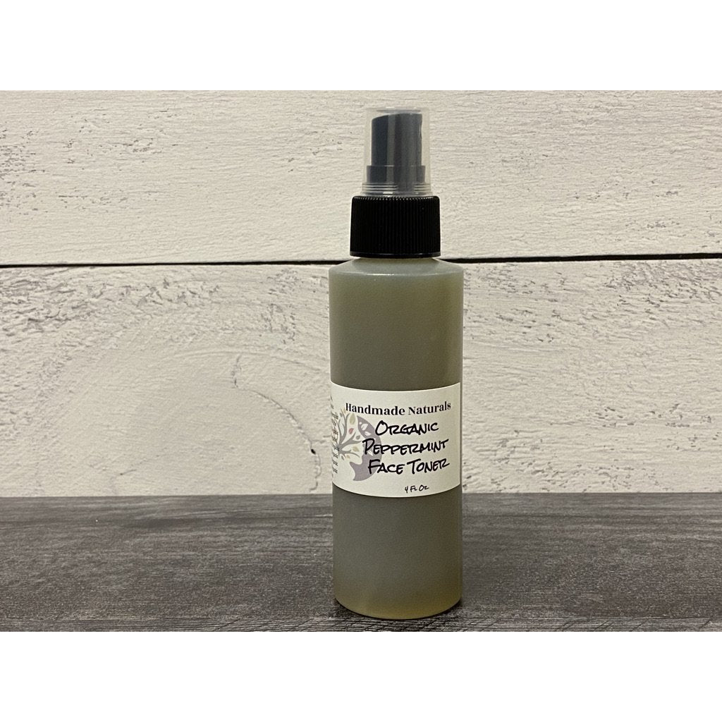 Organic Peppermint Face Toner-Handmade Naturals Inc